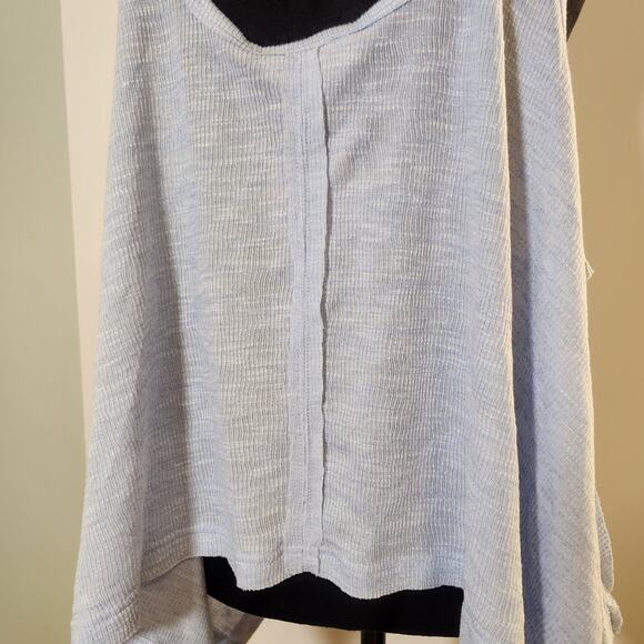 PEACH LOVE Baby Blue Oversized Tank, Size Large - Picture 8 of 12